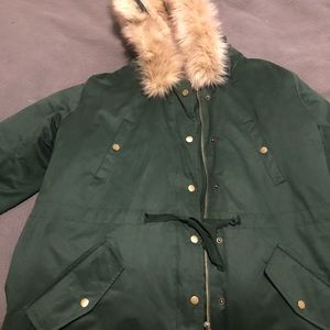 Loft jacket with faux fur